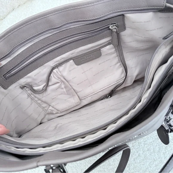 Michael Kors Taupe Tote Bag - Picture 5 of 6